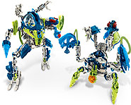 The newest NEO Shifter set can create five different robot configurations.