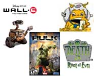 Get the scoop on winning a free Wii, a new Hulk video, Wall●E games, Greenpeace, Samba de Amigo and Death Jr.!