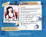 Cathy's Book is an interactive novel filled with doodles, notes, letters and photos.