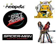 We have videos of Guitar Hero and Spider-Man, the 411 on Neopets, a Space Chimps preview and an art contest!