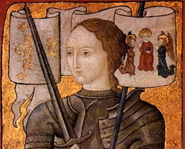 Joan of Arc led the French army into battle as a teenager.