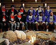 The contestants face the music.