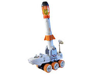 The Space Rover launches a rocket!