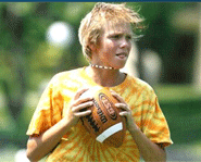 Twelve-year-old David Sills from Wilmington, Deleware is a football prodegy.