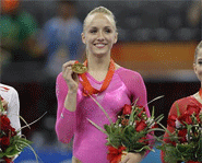Nastia Liukin won the gold medal in the individual all around gymnastics at the 2008 Summer Games in Beijing.