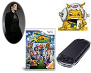 We have exclusive videos for Celebrity Sports Showdown and Madagascar 2, plus the scoop on an award-winning girl gamer and more!