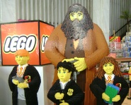 LEGO Harry Potter characters at FAO Schwartz, NY