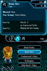 Treasure World Character Selection