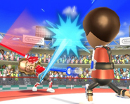 Wii Sports' Sword Duel Game