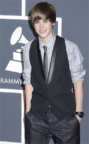 Justin Bieber @ The 2010 Grammy Awards