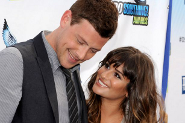 Lea Michele and Cory Montieth