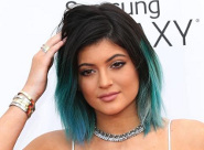 Kylie's mom says she looks like a skittle!