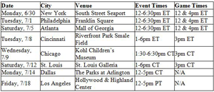 Rio 2 Schedule