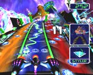 Take Amplitude online with your Playstation 2 and duel other players on the internet!