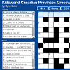 Canadian Provinces Crossword 