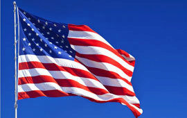 American flag poll