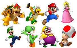 Super mario bros characters poll