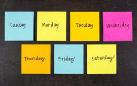 Days of the week poll