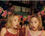 The Olsen twins on their 13th birthday.