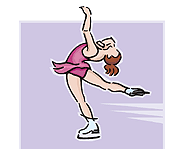 Figure skating is a graceful sport.