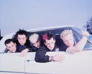 Good Charlotte members Benji, Joel, Aaron, Billy and Paul.