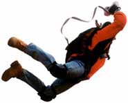 BASE jumping is a dangerous sport where competitors jump from buildings, bridges, towers and cliffs.