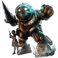 The iconic BioShock monster.