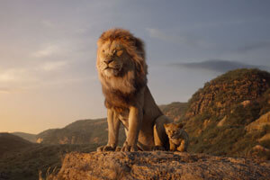 Mufasa and Simba in The Lion King